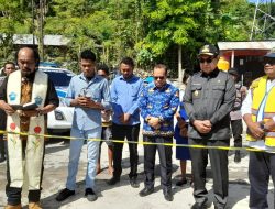 Jalur Alternatif di Titik Longsor Takari, Dibuka, Romo Bento Panjatkan Doa dan Berkat