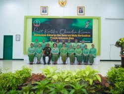 Hadiri Syukuran Hut ke-77 Persit Kartika Chandra Kirana, Ini Pesan Danrem !!