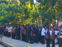 Danrem 161/WS Kupang, Pimpin Apel Pengecekan Pasukan Sambut Kunjungan Presiden RI