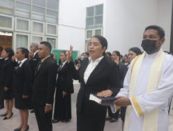 PLT. Sekda Kabupaten Kupang, Lantik 22 Kepala UPTD Puskesmas