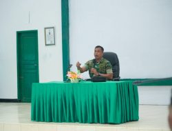Beri Arahan Kepada Prajurit, Ini Hal Penting Yang Disampaikan Danrem 161/Wira Sakti