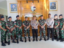 Kapolres Kupang Jalin Silaturahmi Dengan Dansat Radar 226 Buraen