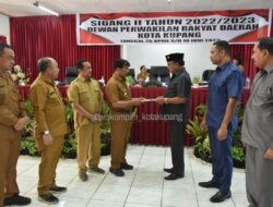 Pemerintah Usulkan 5 Ranperda Inisiatif ke DPRD Kota Kupang