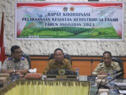 Pimpin Rakor Redistribusi Tanah Eks HGU Untuk Pemukiman, Bupati Sampaikan Pesan Menohok