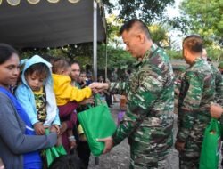 Anak Stunting di Kupang Barat, Terima Bingkisan Dari Pangdam IX/Udayana