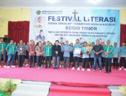 SMAK Sta. Filomena Mena, Raih Juara Umum Festival Literasi SMAK Regio Timor.
