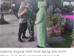 Hadiri Sertijab Komandan Batalyon 20/BY, Kapolres Kupang Sampaikan Ini !