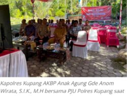 Asops Polri, Zoom Meeting Dengan Kapolres Kupang, Langsung Dari Taman Doa Oebelo