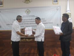 Pertama, Pemkab Kupang Raih WTP T.A 2022