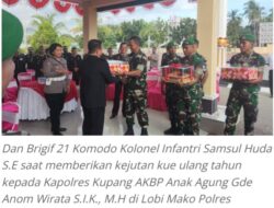 Danbrigif 21 / Komodo dan Rombongan, Serbu Mako Polres Kupang, Ada Apa ?