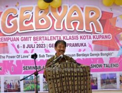 Buka Gebyar Perempuan GMIT, Pj. Wali Kota Pesan Begini !!