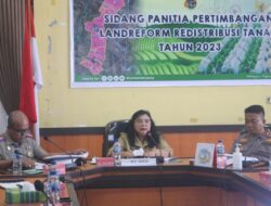 Buka Sidang Panitia Pertimbangan Landreform 2023, Rima Salean: “Harus Dipastikan Yang Menerima Tepat Sasaran”