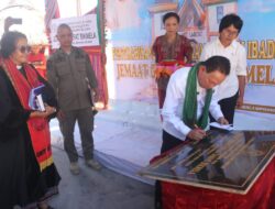 Bupati Kupang, Resmikan Rumah Ibadah Jemaat Sarfat Bikmela, Ini Harapannya