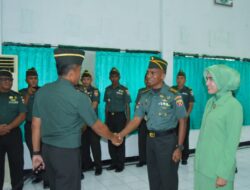 Pimpin Kenaikan Pangkat Prajurit, Brigjen febriel: “Berkat dan Amanah Dari Tuhan Yang Wajib Disyukuri”