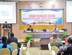 Buka Forum Perangkat Daerah RPJPD, Pj. Wali Kota Kupang Ingatkan Ini
