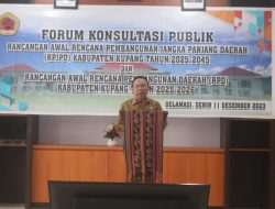 Buka Forum Konsultasi Publik Rancangan Awal RPJPD dan RPD, Bupati Kupang Tegaskan Hal ini