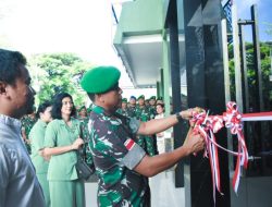 Renovasi Gedung Makorem Selesai, Danrem 161/WS Resmikan Penggunaannya