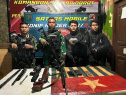 TNI – POLRI Gagalkan Rencana KKB Bakar Puskesmas Omukia, Ada Kontak Senjata, 3 Orang Ditangkap