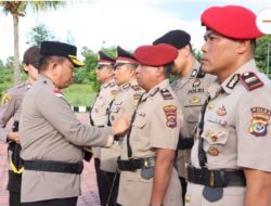 Kapolres Kupang, Pimpin Sertijab Kasat Reskrim dan Kasat Intel Polres Kupang