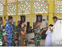 Misa Syukur HUT TNI AU ke-78 dan Jumat Pertama bulan April 2024, Dihadiri Danrem 161/WS