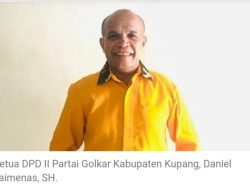 Dan Taimenas Tegaskan, Keputusan Partai Golkar Usung Jerry Manafe, Sudah Final