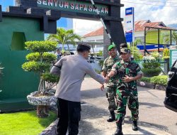 Para Babinsa Siap-Siap, Kasrem 161/Wira Sakti berkunjung ke Kodim 1624/Flotim