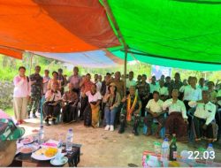 Dalam Safari “Politik” Kasrem 161/Wira Sakti Tinjau Sumur Bor di Desa Paanleleng