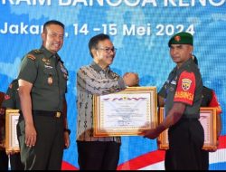 Ikut Dorong Pembangunan Keluarga, Babinsa Kodim 1625/Ngada Dapat Penghargaan