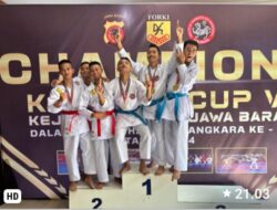 Luar Biasa, Yonif 300/Brajawijaya Raih Medali Emas Kejurda Karate Inkanas