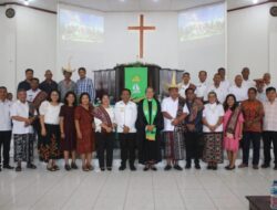 Gong Renovasi Gedung Gereja Getsemani Tarus Timur Ditabuh, Pj. Bupati Ingatkan Hal Ini