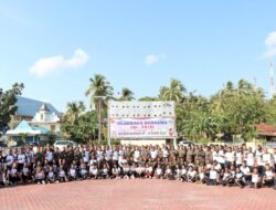 Jelang HUT Bhayangkara ke-78, TNI-POLRI Makin Akur, Olahraga Bersama di Polres Kupang