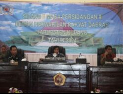 Sidang Perubahan Anggaran Kabupaten Kupang Tahun 2024, Resmi Digelar