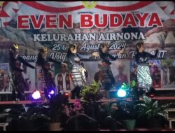 Tutup Event Budaya Kelurahan Airnona, Camat Kota Raja Sampaikan Hal Ini