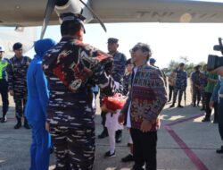 Pj. Gubernur NTT Jemput Kasal, di Bandara El Tari Kupang