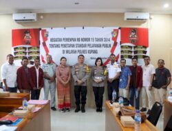 Polres Kupang Selaraskan Standar Pelayanan Publik Sesuai Permenpan RB