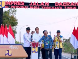 Presiden Jokowi Resmikan 27 Ruas Jalan di Provinsi NTT, Bersama Pj. Gubernur