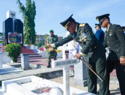 Danrem 161/WS, Pimpin Ziarah Nasional di TMP Dharma Loka