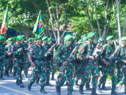 Danrem 161/WS Ada di Barisan Depan, Peleton Beranting Yudha Wastu Pramuka Jaya 2024