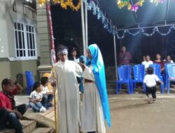 OMK dan Sekami Stasi Bello Lakonkan Kelahiran Yesus Dalam Natal Bersama