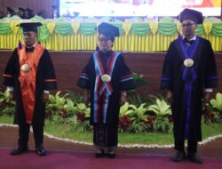 Pj. Gubernur NTT, Sampaikan Selamat Kepada Tiga Guru Besar Undana