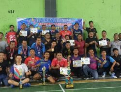 Ini Hadiah Yang Diraih Para Juara Turnamen Badminton Butterfly CUP II