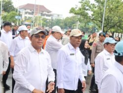 Gubernur dan Wakil Gubernur NTT Terpilih, Ikut Gladi Bersih Pelantikan, Meski Hujan Deras