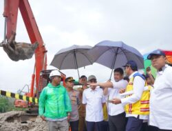 Gubernur SUMUT Minta Jalur Aman Dilalui Pemudik, Saat Tinjau Perbaikan Ruas Jalan Nasional Batu Jomba