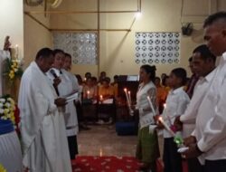 Jadi Katolik, Lima Warga Bello Dibaptis dan Dikukuhkan