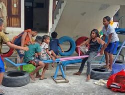 Arena Bermain  Dinas Pendidikan Kota Kupang Ramai Dikunjungi Anak-Anak
