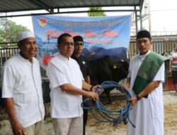 Serahkan Hewan Kurban, Melki : “Mari Belajar Dari Kesetiaan Nabi Ibrahim”