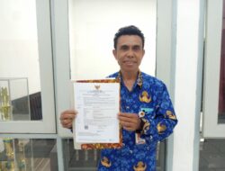 Yostan Nope:”Senang, Terima SK P3K, Ini Motivasi Bagi Saya”