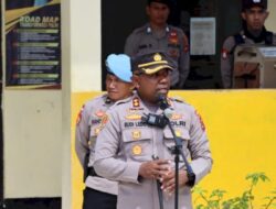 Kapolres Kupang Minta, Anggota Layani Masyarakat Dengan Suka Cita