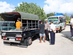 Persatuan Pengusaha, dan, Sopir Anggota Gelar Sosialisasi Penyelenggaraan Angkutan Pasar, Polres Kupang Jaga Ketat