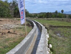 Saluran Irigasi di Oesena, Dibuka, Bupati Minta Masyarakat Gencar Menanam